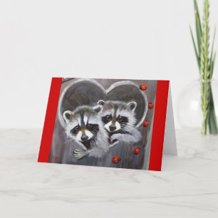 Wasberen en lieveheersbeestjes kaart