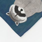 wasberen fleece deken (Hoek)