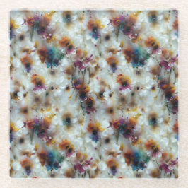 wasbloemblaadje glazen onderzetter