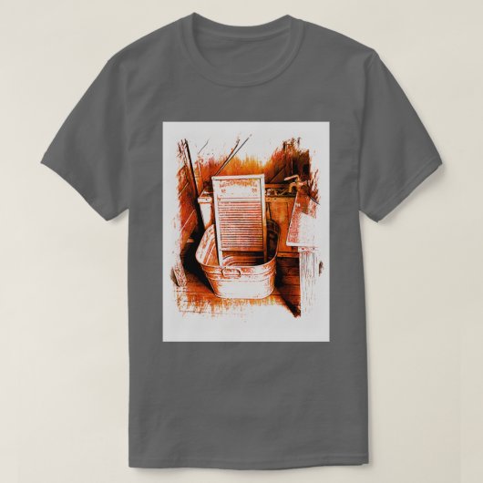 Wasbord op de balk U T-shirt (Design voorkant)