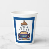 Wasbord voor auto papieren bekers (Voorkant)