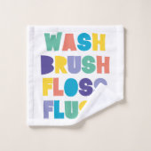 WASBORSTEL FLOSS FLUSH BAD HANDDOEK (Wasdoekje)