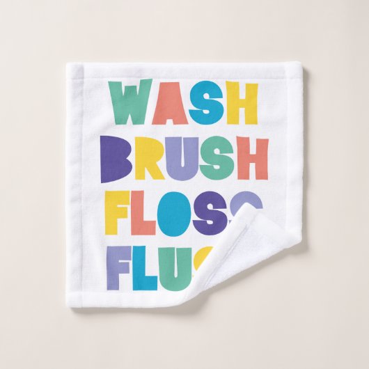 WASBORSTEL FLOSS FLUSH BAD HANDDOEK (Wasdoekje)