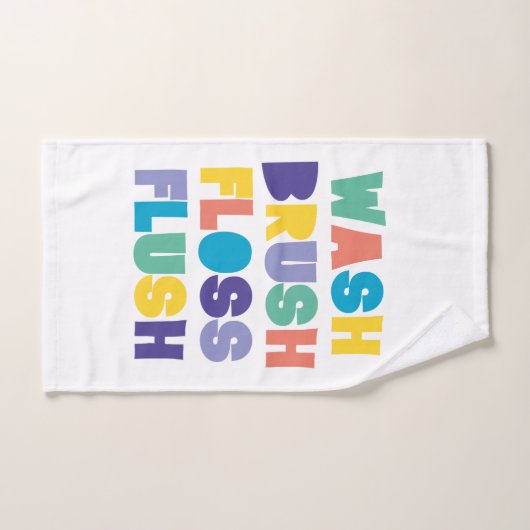 WASBORSTEL FLOSS FLUSH BAD HANDDOEK (Handdoek)