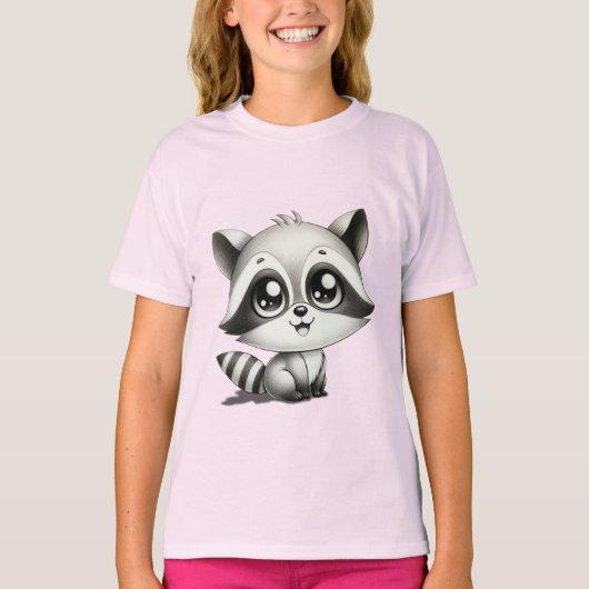 Waschbär T-shirt (Voorkant)