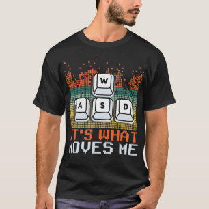 WASD PC Gamer Geschikt voor video Gaming Boys Man T-shirt