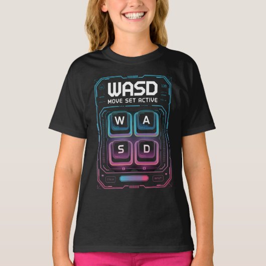 wasd pc gamer tshirts (Devant)