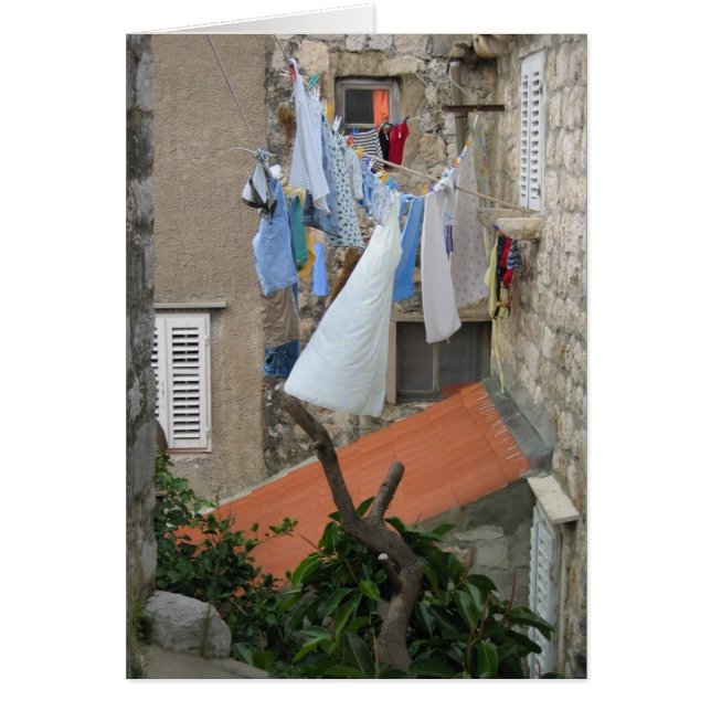 Wasdag in Dubrovnik (Voorkant)