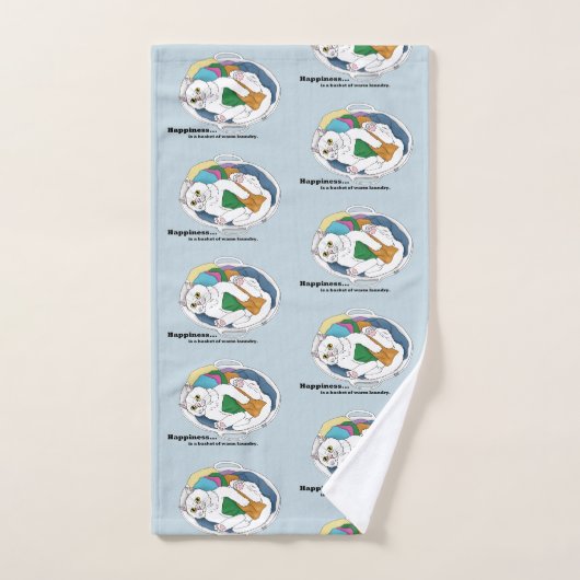 Wasdagkat Bad Handdoek (Handdoek)