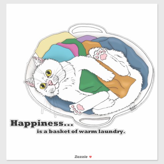 Wasdagkat Sticker (Vel)