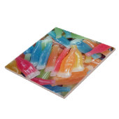 Wasflessen snoep keramische tegels tegeltje (Zijkant)