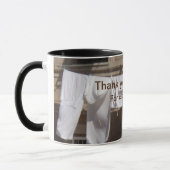 Wasgoed. Bedankt voor je moeder voor de Mok van sc (Links)