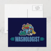 wasgoed briefkaart (Voorkant / Achterkant)