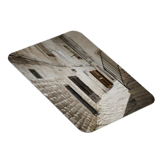 Wasgoed dat in een steegje in Italië droog is Magneet (Rechterzijde)