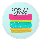 Wasgoed Gevouwen handdoeken Keramische Knop (Voorkant)