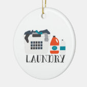 wasgoed keramisch ornament (Links)