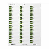 Wasgoed op hek etiket (Full Sheet)