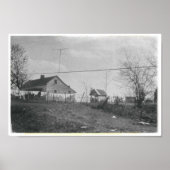 Wasgoed op kleding poster (Voorkant)