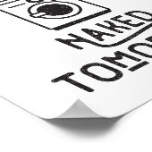 Wasgoed vandaag poster (Hoek)