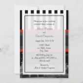 Wash DC Skyline Zwart Wat Strp P repetitie diner Kaart (Achterkant)