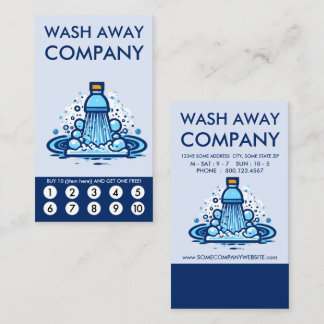 Wash Loyalty Punch Card