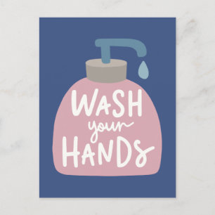 Wash Your Hands Briefkaart