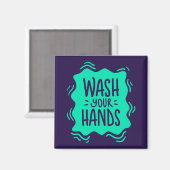 Wash Your Hands Magneet (Voorkant / Achterkant)