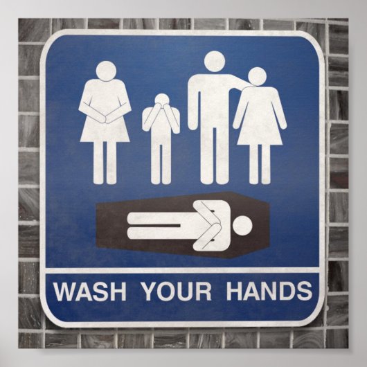 Wash Your Hands Poster (Voorkant)