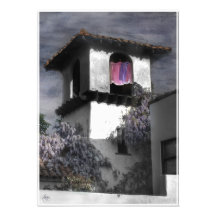 Washday in the Tall Tower Open Edition Afdrukken