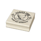 Washed Eggs Keep Refrigerated Rubberstempel (Stempel)