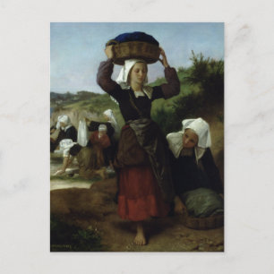 Washervrouwen van Fouesnant door Bouguereau Briefkaart