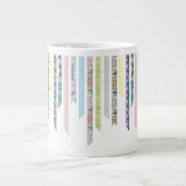 Washi Tape Pastels | DIY & Crafts | Koolstofstroke Extra Grote Mok (Voorkant)