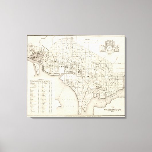 Washington 5 canvas afdruk (Voorkant)