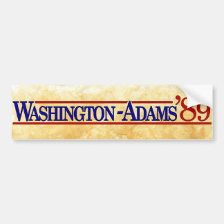 Washington - Adams 2004 Style Bumpersticker