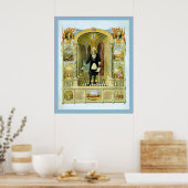 Washington als Freemason ~ 1867 ~  Poster (Keuken)