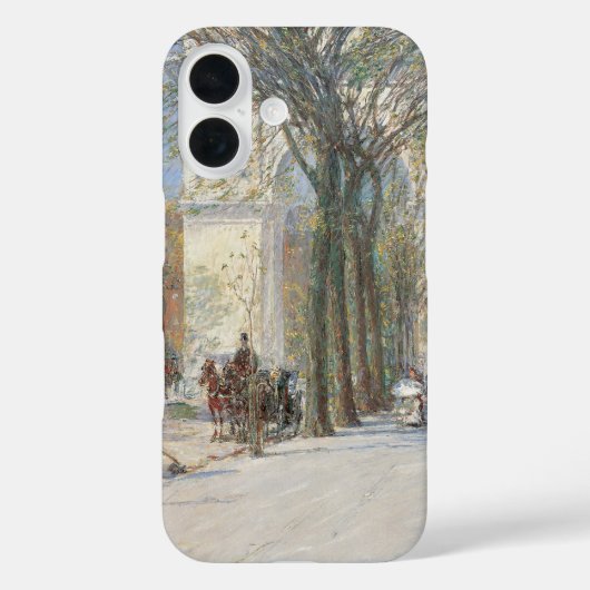 Washington Arch, lente van Frederick Childe Hassam Case-Mate iPhone Case (Achterkant)