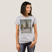 Washington Arch, lente van Frederick Childe Hassam T-shirt (Voorkant volledig)