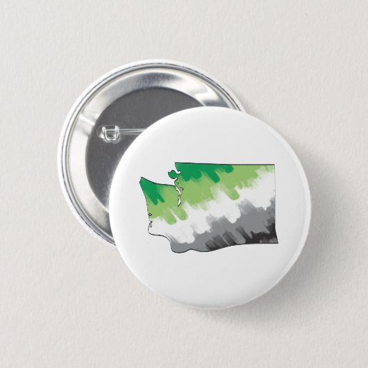 Washington Aro Pride Button (Voorkant /achterkant)