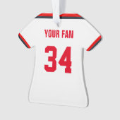 Washington Baseball Jersey Ornament (voorkant)