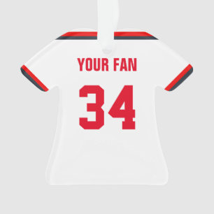 Washington Baseball Jersey Ornament