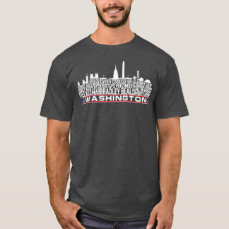 Washington Basketbalteam 23 speler Roster Washin T-shirt