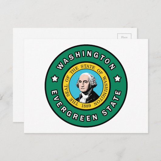 Washington Briefkaart (Voorkant / Achterkant)