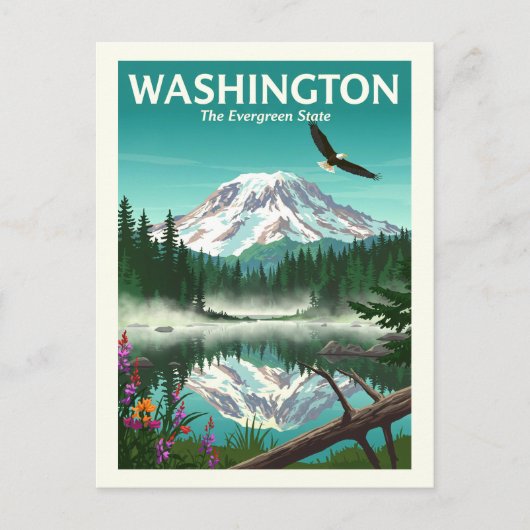  Washington Briefkaart (Voorkant)