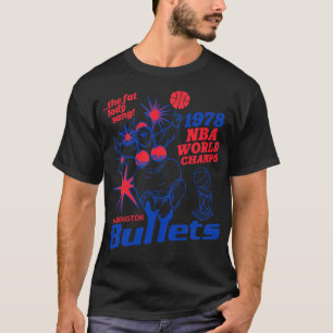 Washington Bullets 1978 wereldkampioen T-shirt