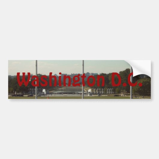 Washington Bumpersticker (Voorkant)