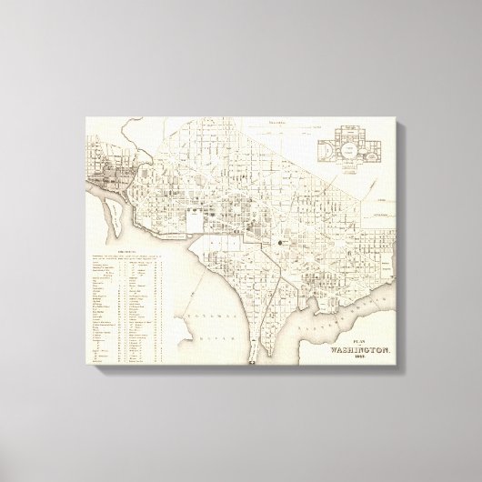 Washington Canvas Afdruk (Voorkant)