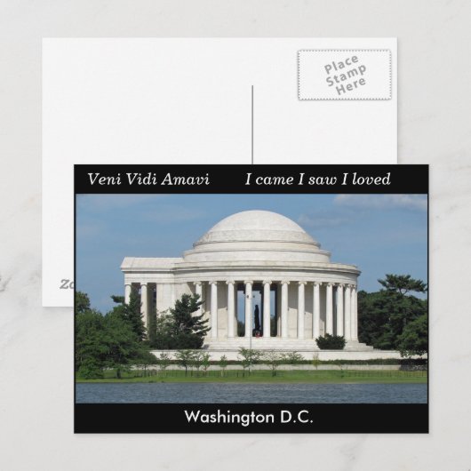 Washington - carte postale (Devant / Derrière)