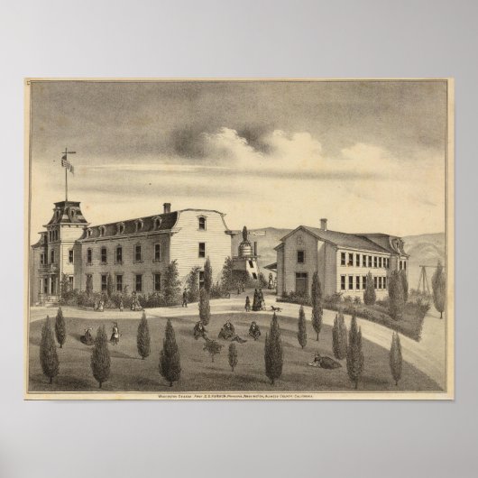 Washington College, Calif Poster (Voorkant)