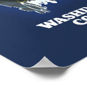 Washington county Maine Map Poster (Hoek)