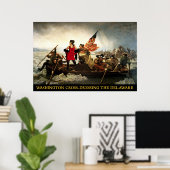 Washington Cross-Dressing Delaware Poster (Thuiskantoor)